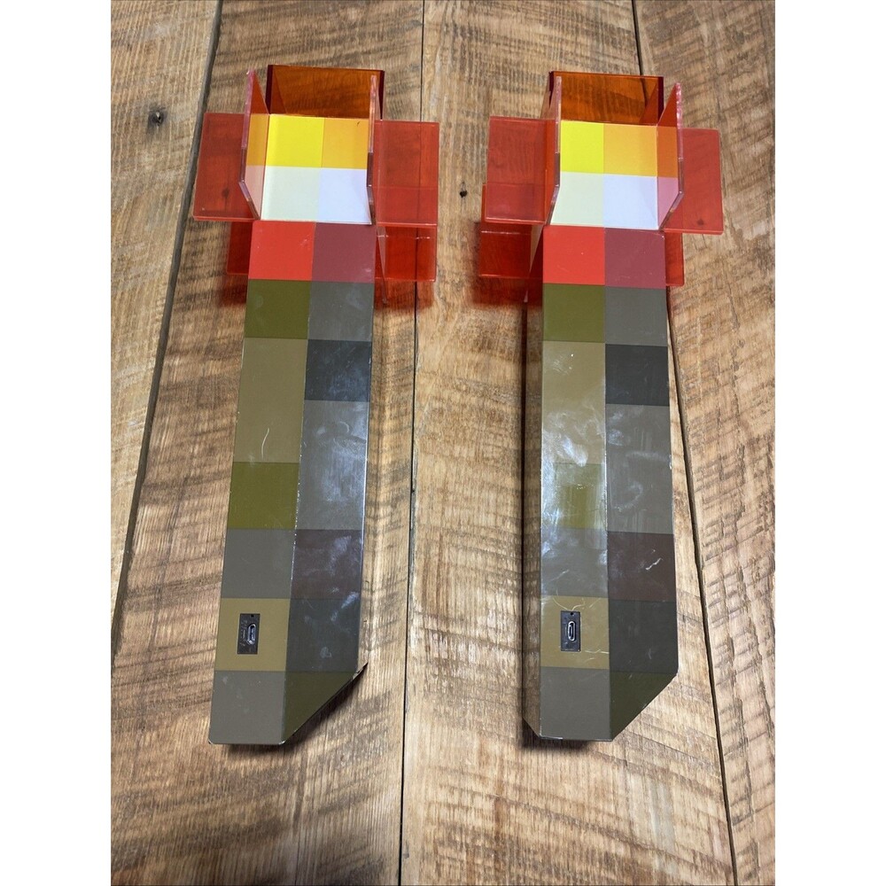 Minecraft Redstone Torch 12.6-Inch LED Wall Light USB Rechargeable - Picture 5 of 8